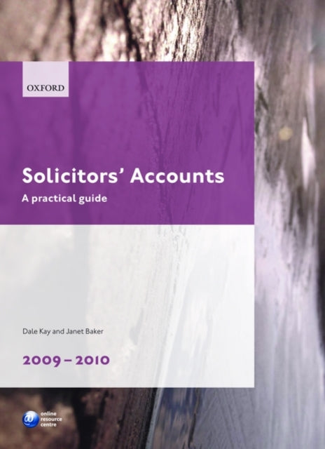 Book cover of: Solicitors' Accounts 2009-2010