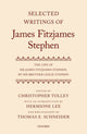 Book cover of: Selected Writings of James Fitzjames Stephen. By: Hermione Lee