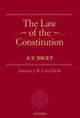 Book cover of: Law of the Constitution. By: A.V. Dicey