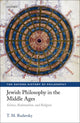 Book cover of: Jewish Philosophy in the Middle Ages. By: T. M. Rudavsky