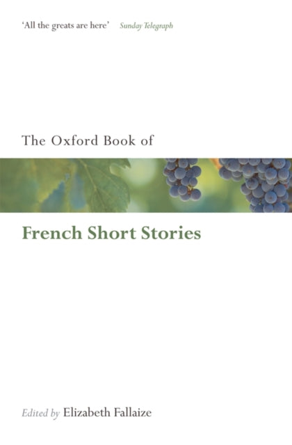 Book cover of: Oxford Book of French Short Stories