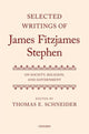 Book cover of: Selected Writings of James Fitzjames Stephen. By: Thomas E. Schneider