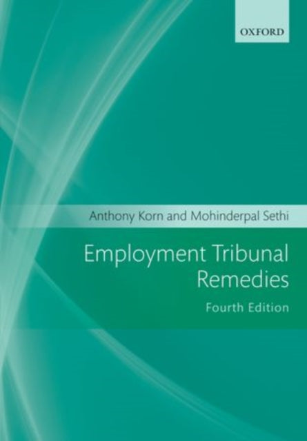 Book cover of: Employment Tribunal Remedies. By: Anthony Korn