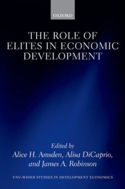 Book cover of: Role of Elites in Economic Development. By: Alice H. Amsden
