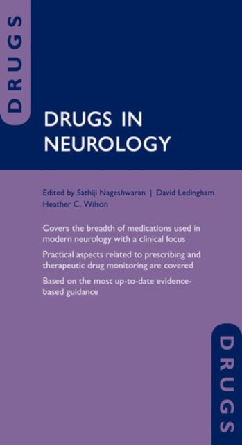 Book cover of: Drugs in Neurology. By: Sathiji Nageshwaran