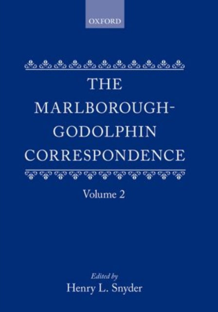 Book cover of: Marlborough-Godolphin Correspondence, Volume II. By: Henry L. Snyder