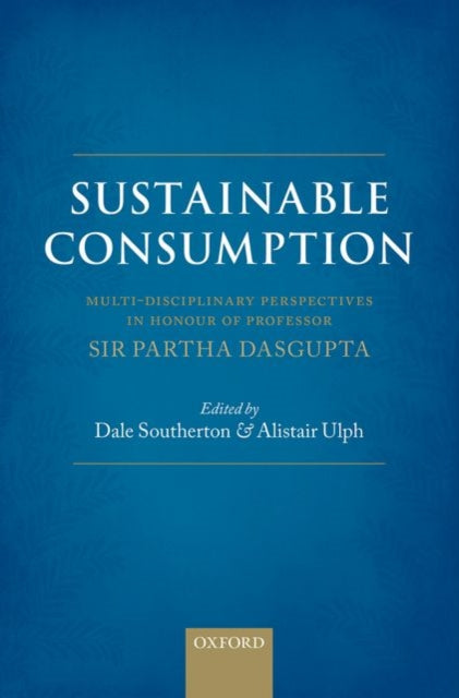 Book cover of: Sustainable Consumption. By: Alistair Ulph