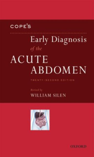 Book cover of: Cope's Early Diagnosis of the Acute Abdomen. By: William Silen