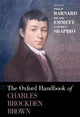 Book cover of: Oxford Handbook of Charles Brockden Brown. By: Philip Barnard