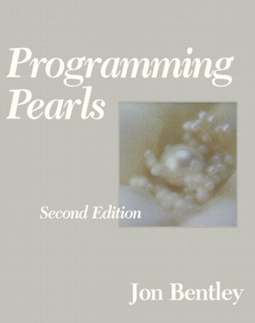 Book cover of: Programming Pearls. By: JON BENTLEY