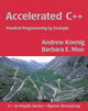 Book cover of: Accelerated C++. By: KOENIG, ANDREW