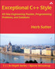 Book cover of: Exceptional C++ Style. By: SUTTER, HERB