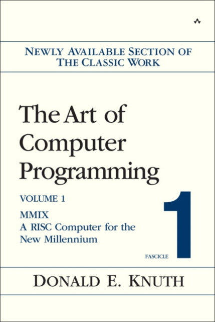 Book cover of: Art of Computer Programming, Volume 1, Fascicle 1, The