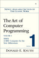 Book cover of: Art of Computer Programming, Volume 1, Fascicle 1, The