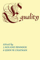 Book cover of: Equality. By: J. Pennock