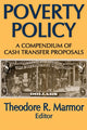 Book cover of: Poverty Policy. By: Theodore Marmor