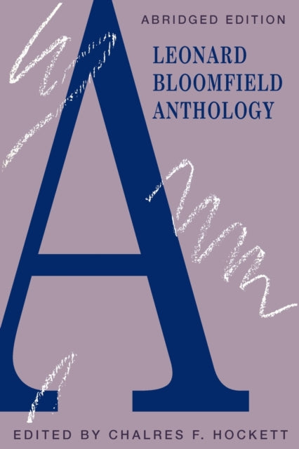 Book cover of: Leonard Bloomfield Anthology