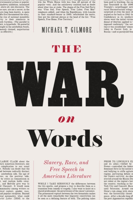 Book cover of: War on Words. By: Michael T. Gilmore