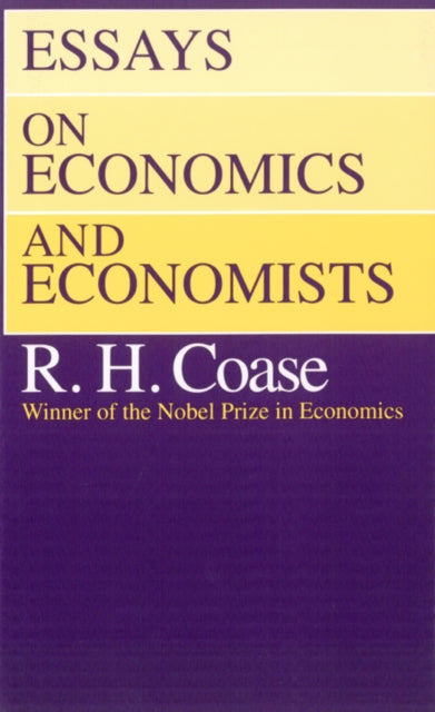 Book cover of: Essays on Economics and Economists. By: R. H. Coase
