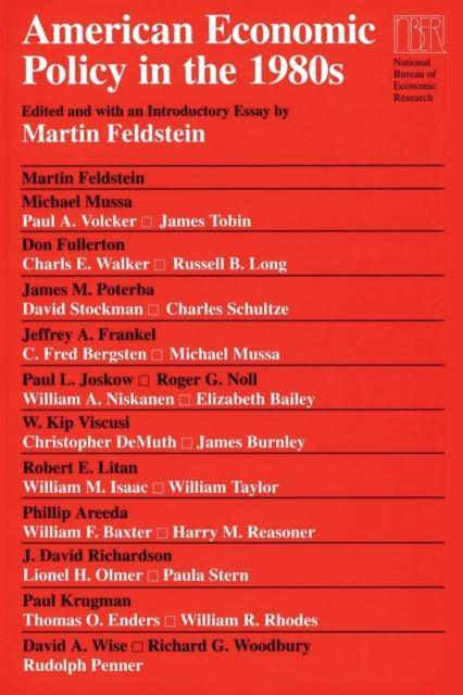 Book cover of: American Economic Policy in the 1980s. By: Martin Feldstein