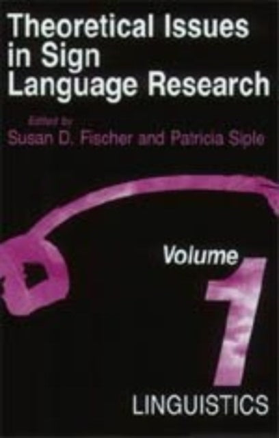 Book cover of: Theoretical Issues in Sign Language Research