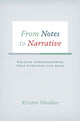 Book cover of: From Notes to Narrative. By: Kristen Ghodsee