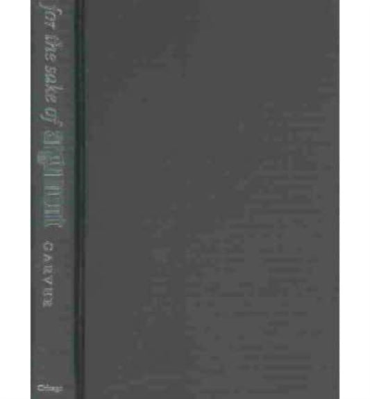 Book cover of: For the Sake of Argument