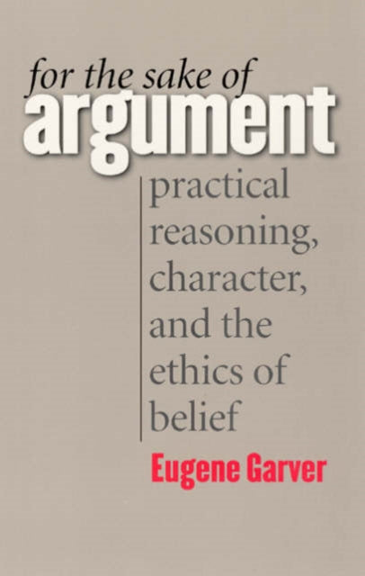 Book cover of: For the Sake of Argument