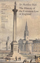 Book cover of: History of the Common Law of England. By: Sir Matthew Hale