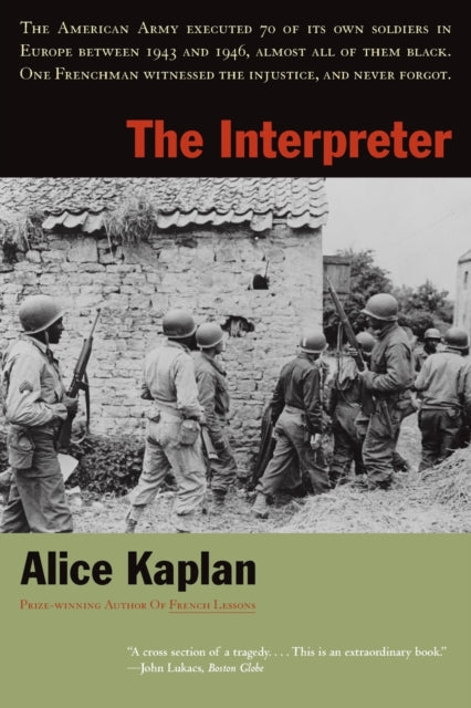 Book cover of: Interpreter. By: Alice Yaeger Kaplan
