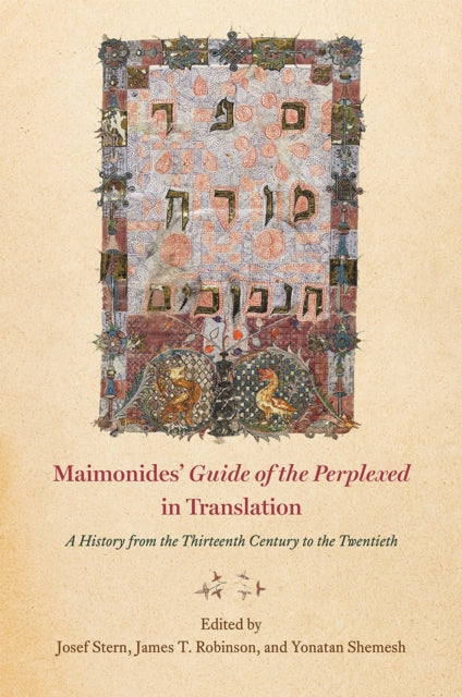 Book cover of: Maimonides' "guide of the Perplexed" in Translation. By: Stern, Josef