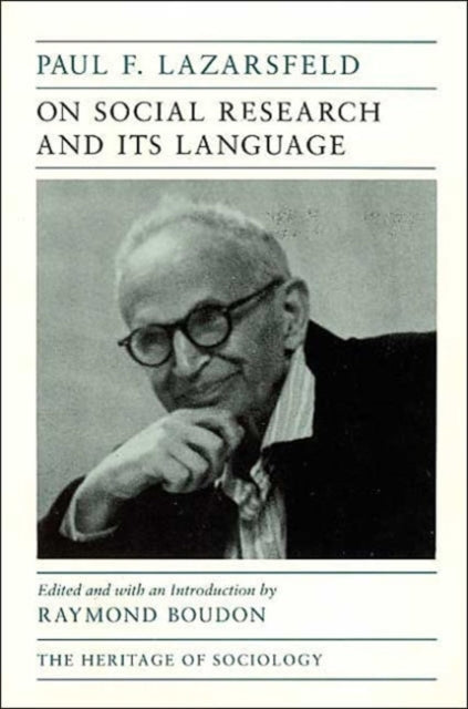 Book cover of: On Social Research and Its Language