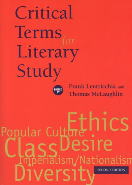 Book cover of: Critical Terms for Literary Study, Second Edition