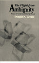 Book cover of: Flight from Ambiguity. By: Donald N. Levine