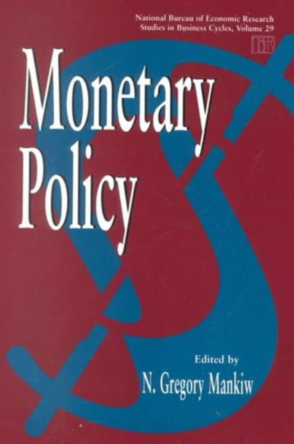 Book cover of: Monetary Policy. By: N. Gregory Mankiw