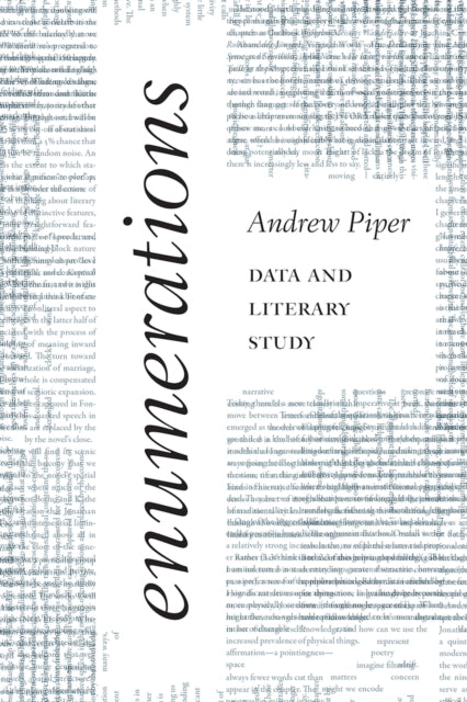 Book cover of: Enumerations. By: Andrew Piper