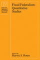 Book cover of: Fiscal Federalism. By: Harvey S. Rosen