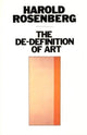 Book cover of: De-Definition of Art