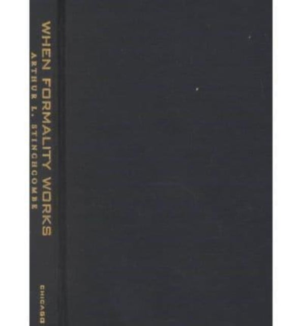Book cover of: When Formality Works