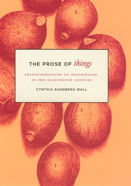 Book cover of: Prose of Things