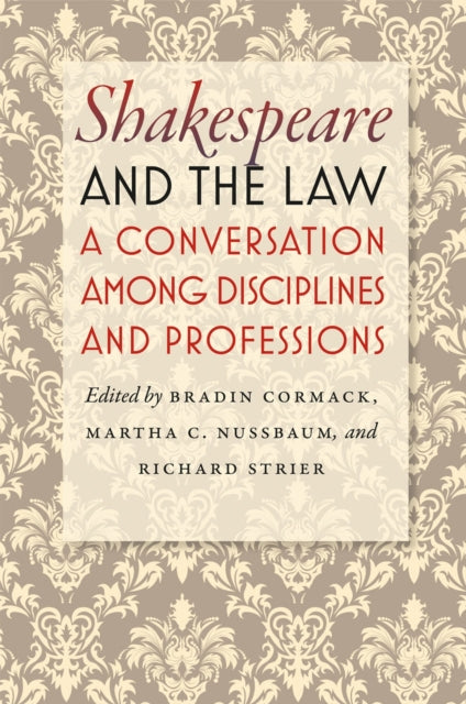 Book cover of: Shakespeare and the Law. By: Bradin Cormack