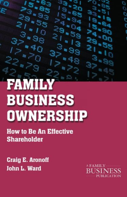 Book cover of: Family Business Ownership. By: Craig E. Aronoff
