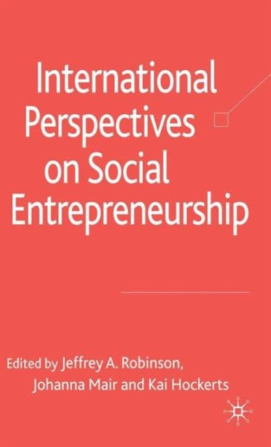 Book cover of: International Perspectives on Social Entrepreneurship