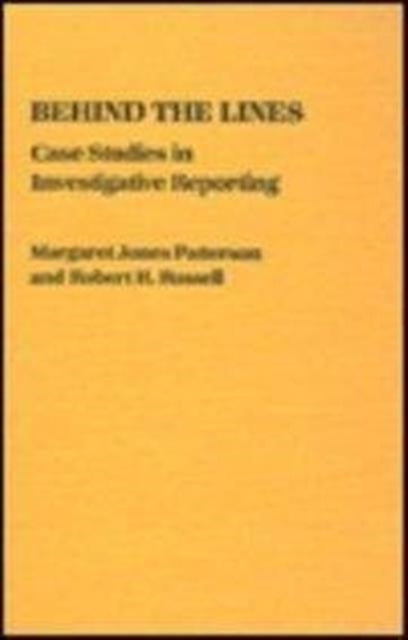 Book cover of: Behind the Lines