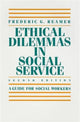 Book cover of: Ethical Dilemmas in Social Service. By: Frederic G. Reamer