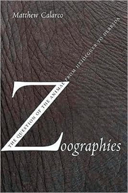Book cover of: Zoographies. By: Matthew Calarco