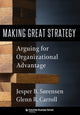 Book cover of: Making Great Strategy. By: Glenn R. Carroll