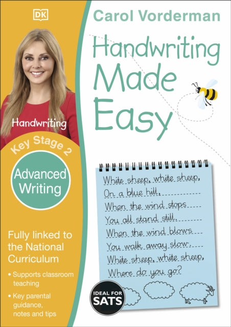 Book cover of: Handwriting Made Easy: Advanced Writing, Ages 7-11 (Key Stage 2). By: Carol Vorderman