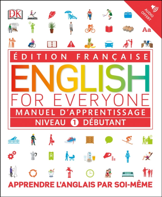 English for Everyone Course Book Level 1 Beginner, French language edition 9780241302422 DK Publishing