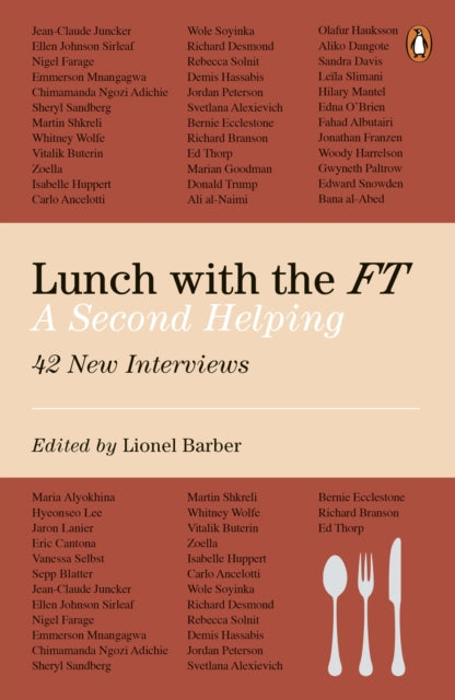 Book cover of: Lunch with the FT. By: Lionel Barber